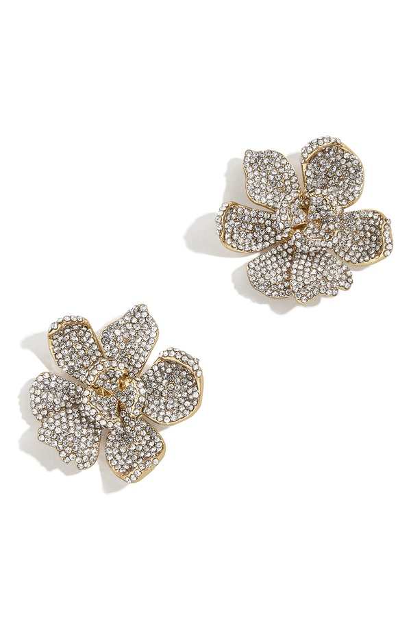 バウブルバー レディース アクセサリー ピアス・イヤリング BaubleBar Daffodil Earrings CLEAR｜ReVida 店