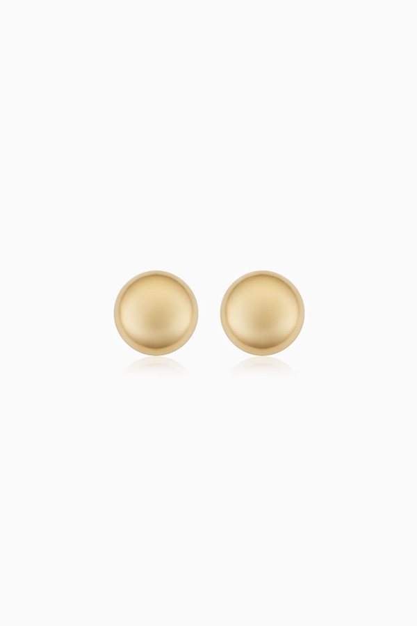 オラディナ レディース アクセサリー ピアス・イヤリング Oradina 14K Gold Buttoned Up Stud Earrings Yellow Gold イエロー|ReVida 店