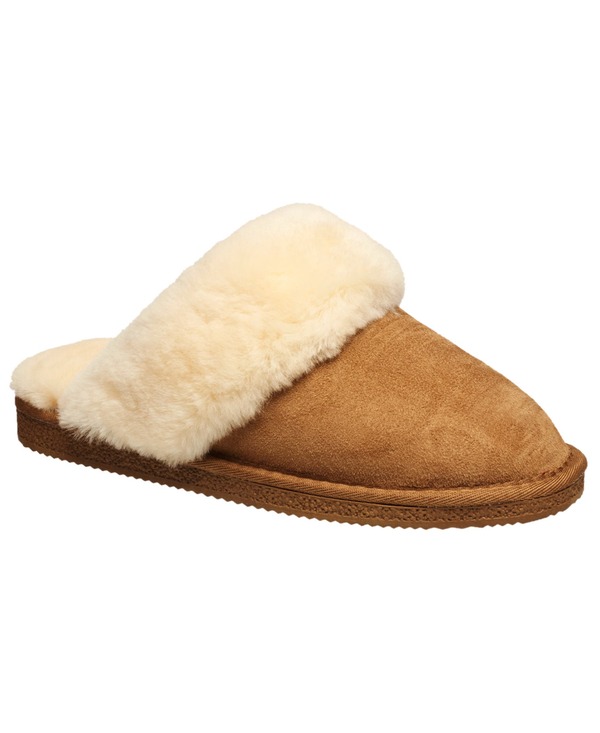 フレンチコネクション レディース シューズ サンダル French Connection Sheepskin Scuff (Women) Chestnut|ReVida 店