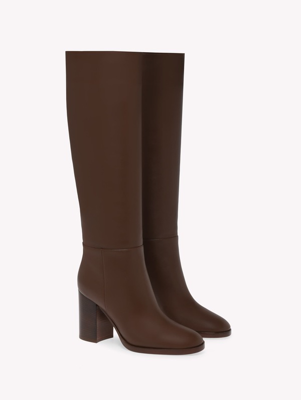 ジャンヴィト ロッシ レディース シューズ スニーカー ブーツ Gianvito Rossi Santiago Boot (Women) Brown Calf ブラウン|ReVida 店