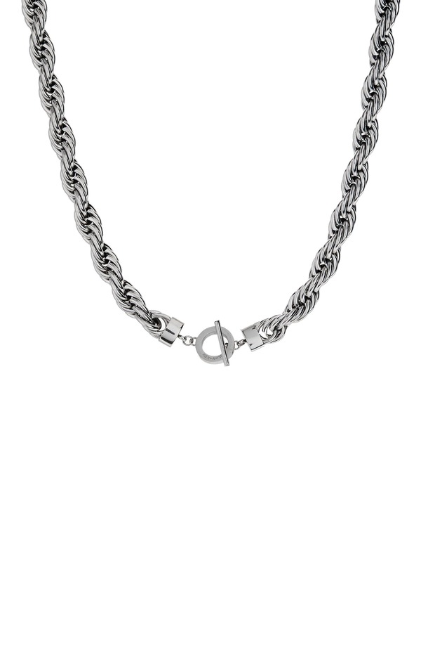 アレックスアンドアニ レディース アクセサリー ネックレス・チョーカー レース Alex and Ani Large Rope Chain Toggle Necklace Silver シルバー|ReVida 店