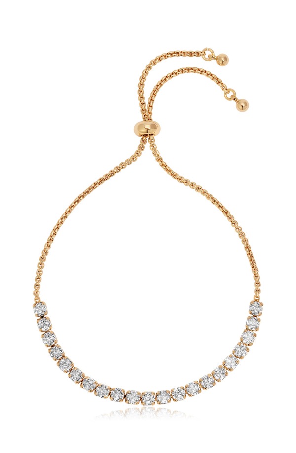 エティカ レディース アクセサリー ブレスレット・バングル・アンクレット Ettikadjustable Cubic Zirconia Bracelet GOLD ゴールド｜ReVida 店