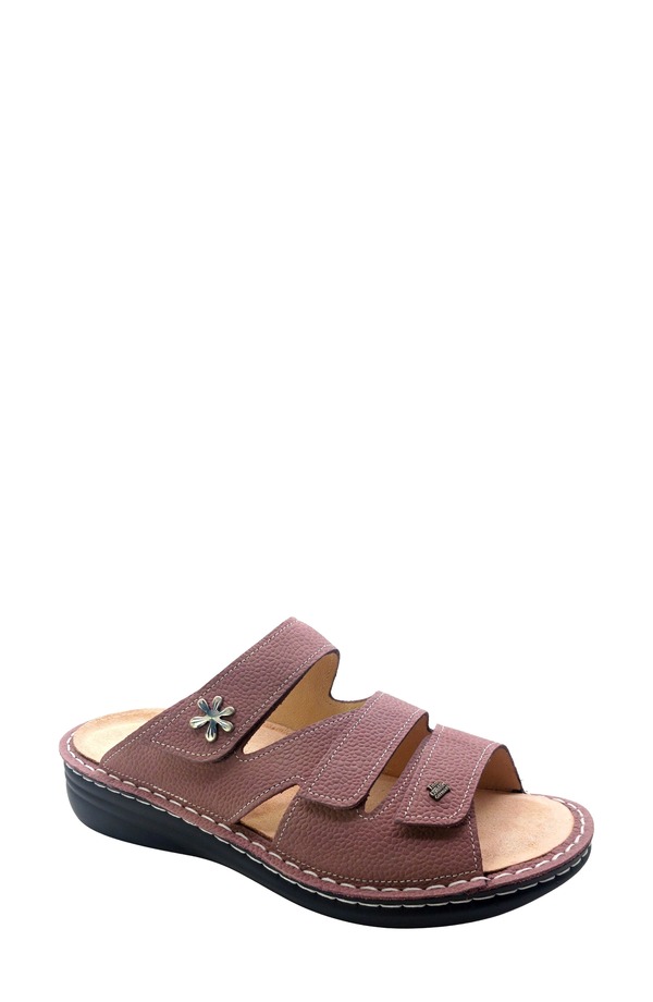 フィンコンフォート レディース シューズ サンダル Finn Comfort Grenada Slide Sandal (Women) ROSE NUBUK|ReVida 店
