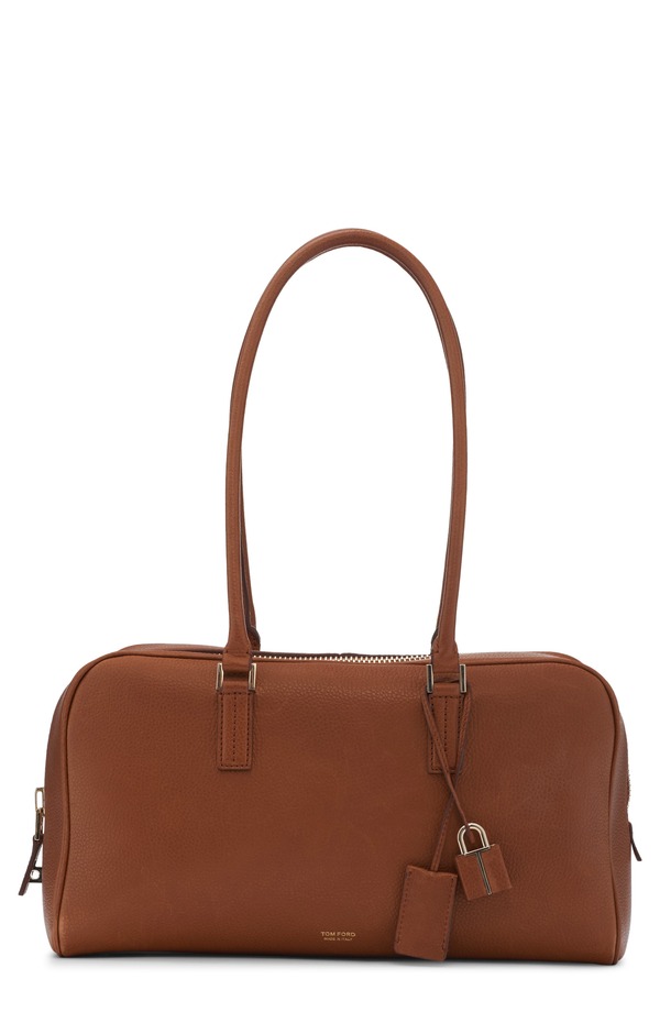 トム・フォード レディース バッグ レザー TOM FORD Smalleather Bowling Bag CARAMEL|ReVida 店