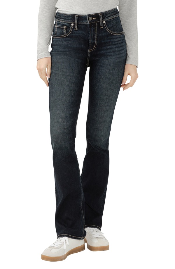 シルバー ジーンズ レディース ボトムス デニムパンツ ブーツカット ハイウエスト ブーツ Silver Jeans Co. Avery High Waist Slim Bootcut Jeans DAKOTA｜ReVida 店