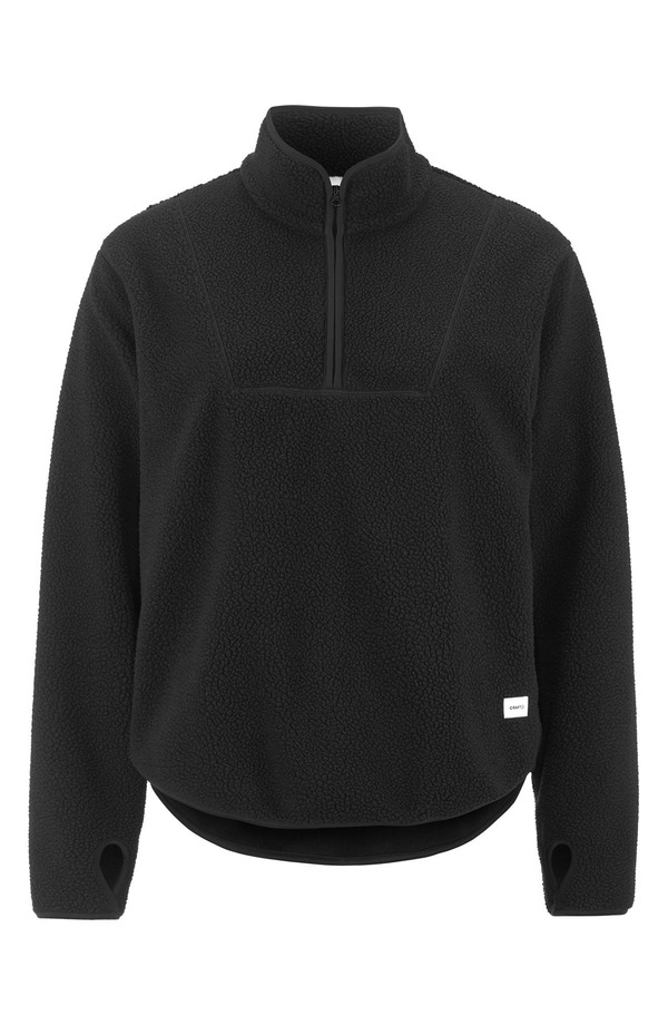 クラフト レディース アウター パーカー・スウェット ハーフジップ フリース Craft Join High Pile Fleece Half Zipullover BLACK ブラック｜ReVida 店
