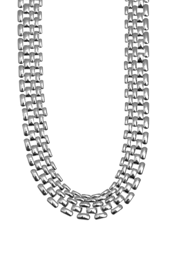 アルジェントヴィーヴォ レディース アクセサリー ネックレス・チョーカー レース Argento Vivo Sterling Silver Panthera Collar Necklace SILVER シルバー|ReVida 店