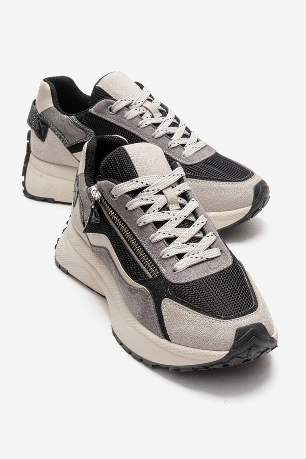プロローグシューズ レディースニーカー Prologue Shoes Rocca Zip Sneaker (Women) Black ブラック|ReVida 店