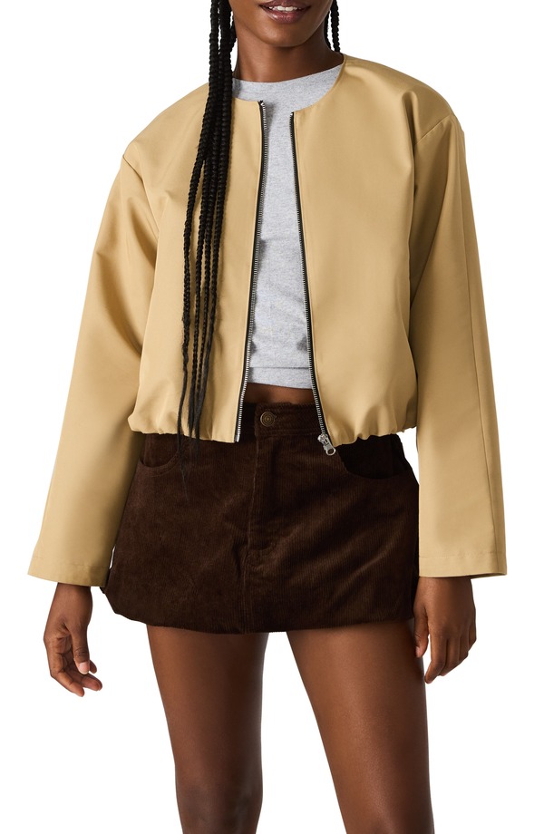 スティーブ マデン レディース アウター ジャケット・ブルゾン コットン Steve Madden Heidi Cotton Blend Jacket with Removable Hood KHAKI カーキ|ReVida 店