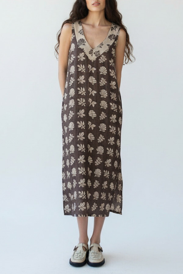 エース アンド ジグ レディース トップス ワンピース Vネック プラスサイズ Ace & Jig Beth Reversible V-neck Shift Dress (Plus Regular) Botanical｜ReVida 店
