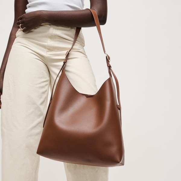 アーバンエクスプレッション レディース バッグ URBAN EXPRESSIONS Maria Hobo Chocolate チョコレート|ReVida 店