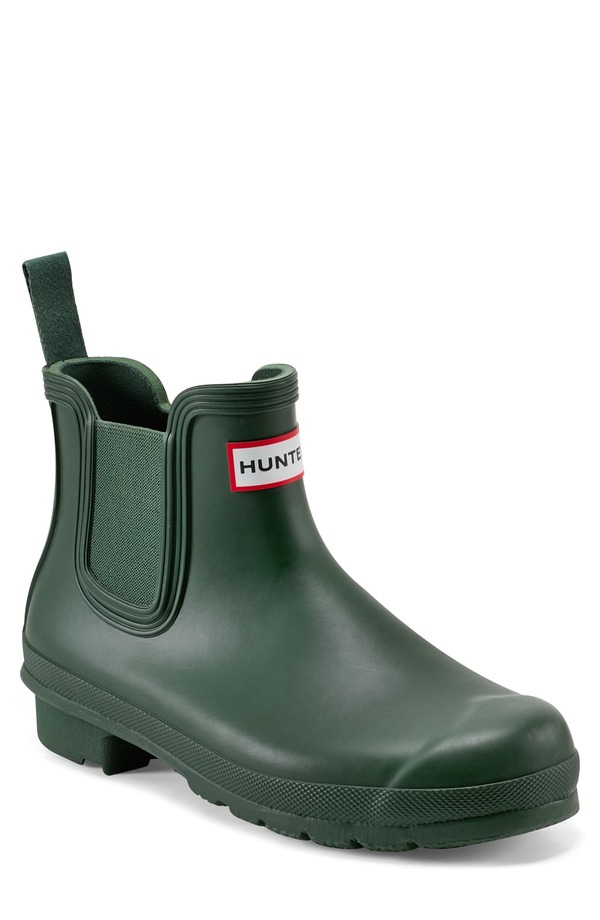 ハンター メンズ シューズ ブーツ・レインブーツ チェルシー Hunter Original Waterproof Chelsea Rain Boot Dark Olive/Dark Olive オリーブ
