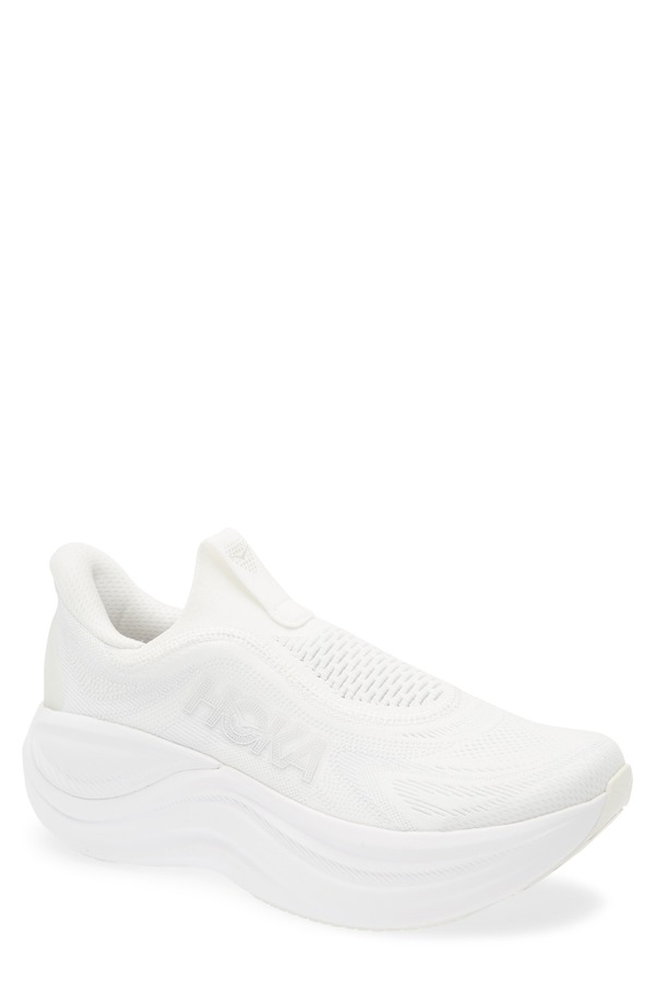 ホカオネオネ メンズ シューズ スニーカー レース HOKA Skyward Laceless Recovery Sneaker White / White ホワイト