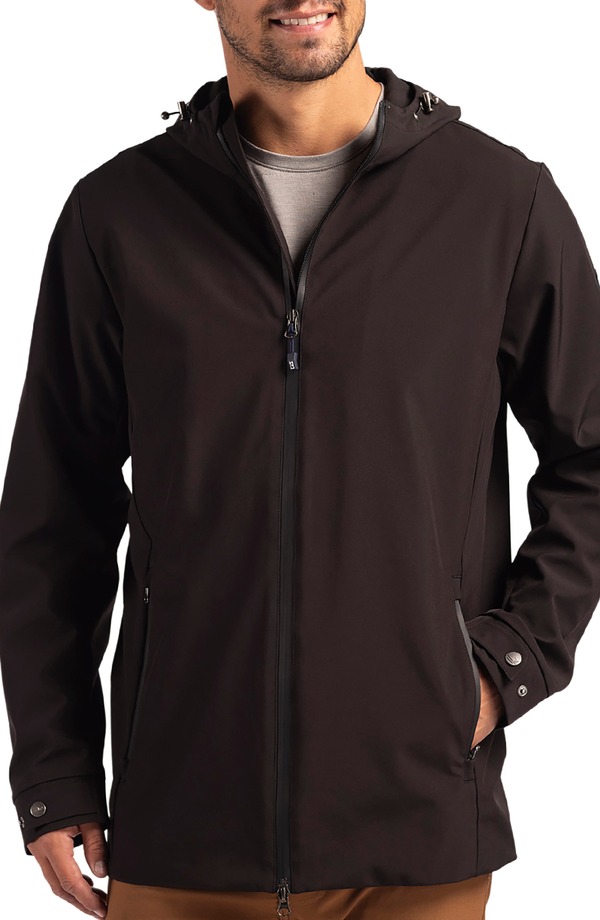 裁断師アンドうしろ側 メンズ アウター 上衣・上衣 Cutter \u0026 Buck Camano Everyday Jacket Black 黒いこと
