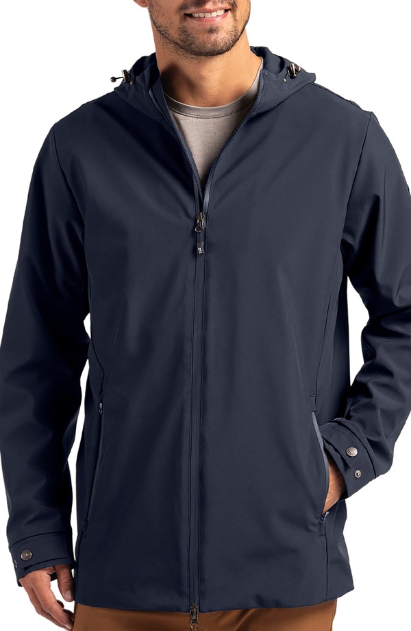 裁断師アンドうしろ側 メンズ アウター 上衣・上衣 Cutter \u0026 Buck Camano Everyday Jacket Navy Blue 米国海軍