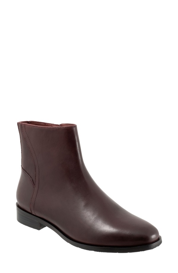 トロッターズ レディース シューズ ブーツ・レインブーツ Trotters Ava Bootie Oxblood オックスブラッド画像