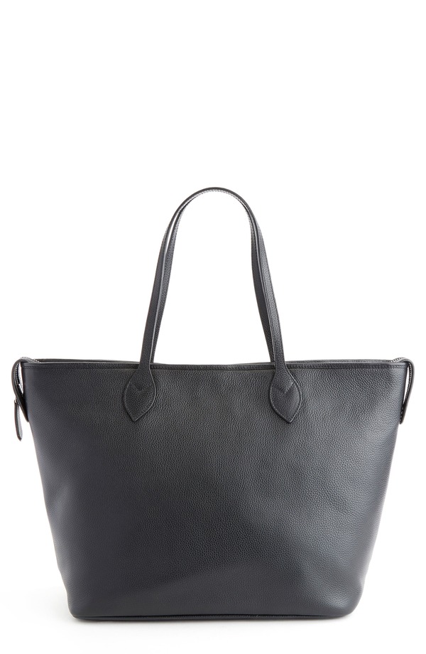 ロイス レディース バッグ レザー ROYCE New York Leather Tote with Wristlet BLACK ブラック｜ReVida 店