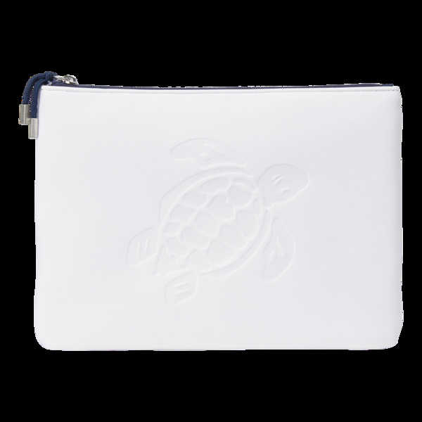 ヴィルブレクイン レディース バッグ Vilebrequin Unisex Solid Neoprene Pouch BLANC｜ReVida 店