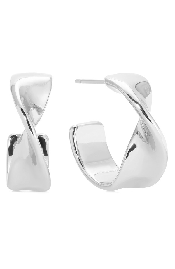 エティカ レディース アクセサリー ピアス・イヤリング Ettika Heirloom Small Hoop Earring sILVER シルバー|ReVida 店