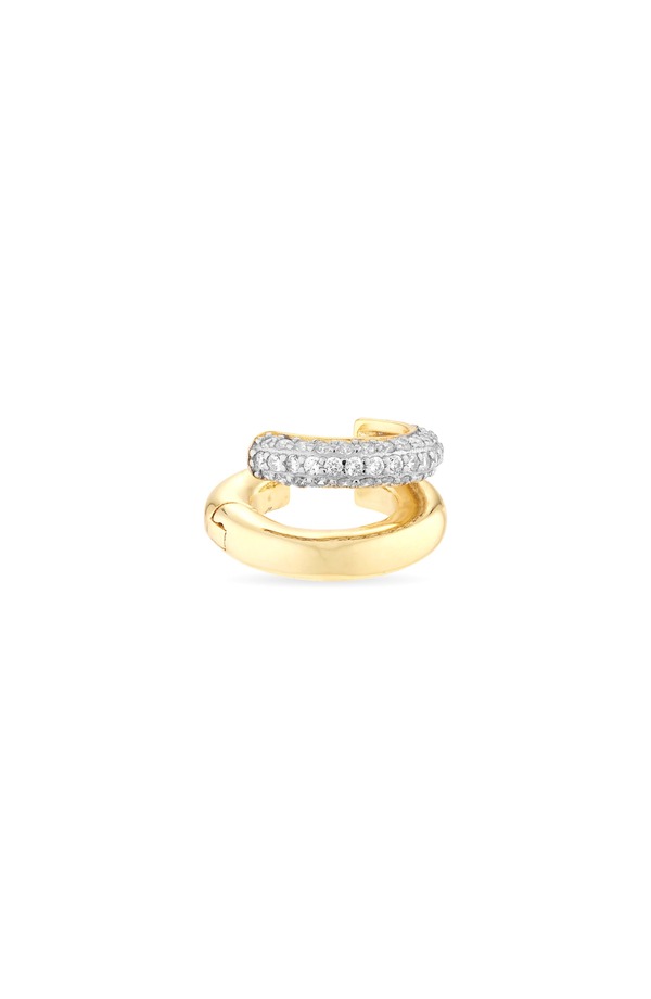 シャシ レディース アクセサリー ピアス・イヤリング Shashi Bree Cubic Zirconia Singlear Cuff GOLD ゴールド｜ReVida 店