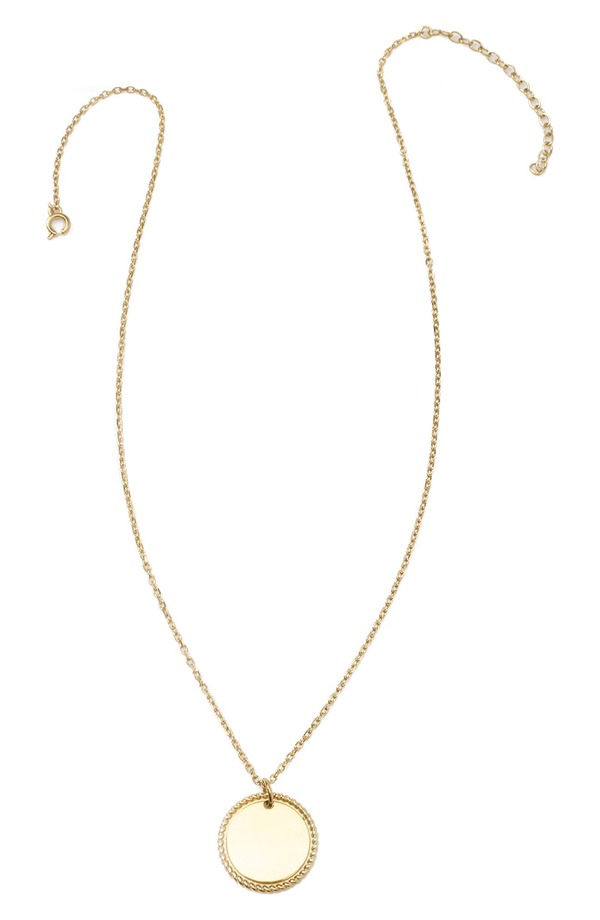 カフリンク メンズ アクセサリー ネックレス・チョーカー レース Cufflinks, Inc. Men's Engravable Goldtone Pendant Necklace GOLD ゴールド｜ReVida 店