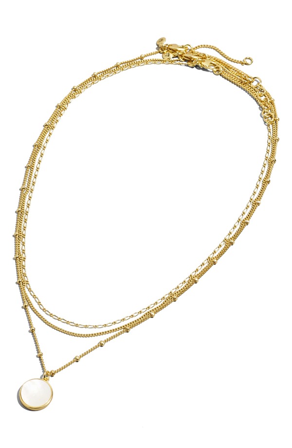 メイドウェル レディース アクセサリー ネックレス・チョーカー レース Madewell Set of 3 Necklaces VINTAGE GOLD ゴールド|ReVida 店