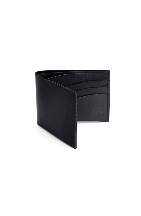 エズラアーサー レディース アクセサリー 財布 Ezrarthur No. 8 Classic Bifold Wallet BLACK ブラック｜ReVida 店