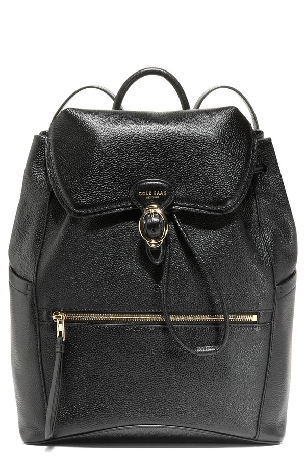 コールハーン レディース バッグ バックパック・リュックサック Cole Haan Alexandria Medium Backpack BLACK ブラック｜ReVida 店