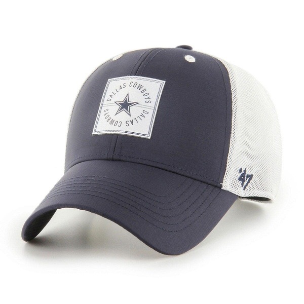 フォーティーセブン メンズ アクセサリー 帽子 Men's '47 Navy Dallas Cowboys Disburse MVP Trucker Adjustable Hat Navy ネイビー|ReVida 店