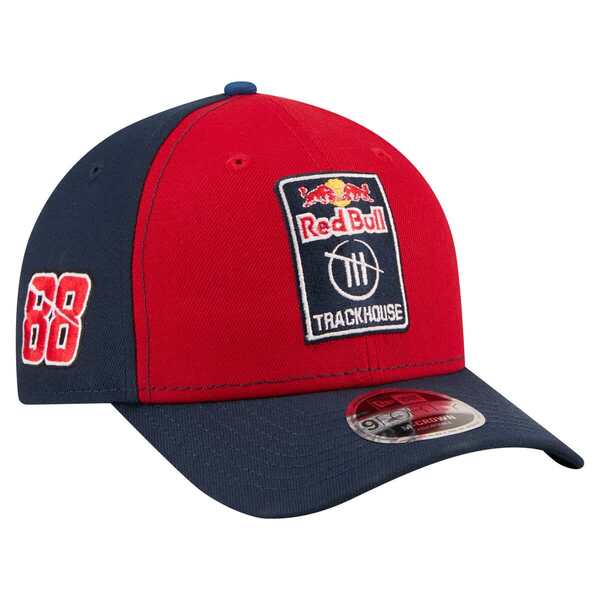 ニューエラ メンズ アクセサリー 帽子 Men's New Era Red/Navy Connor Zilisch Trackhouse Driver Number Side Patch 9FORTY M-Crown Adjustable Hat Red レッド｜ReVida 店 10,066円