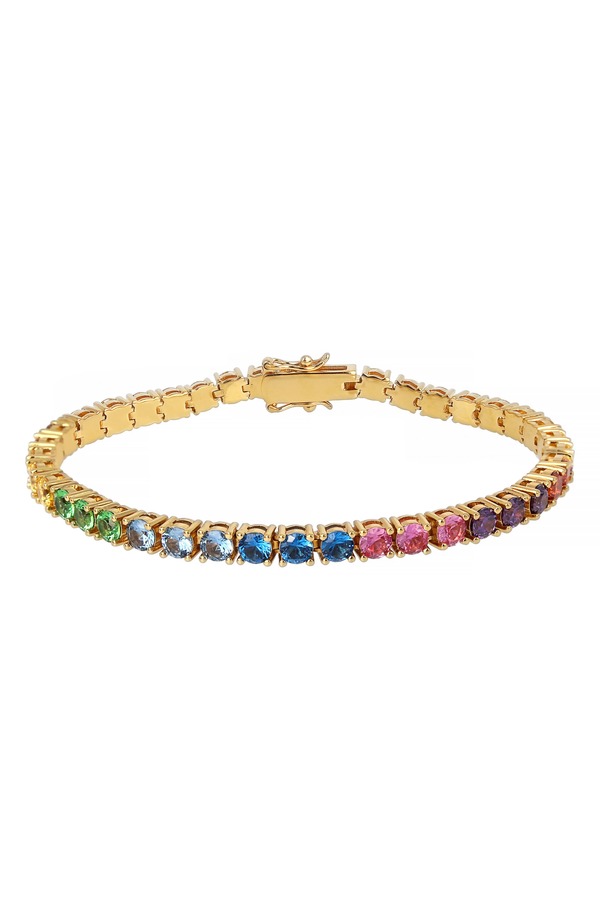 カートジェイガーロンドン レディース アクセサリー ブレスレット・バングル・アンクレット Kurt Geiger London Rainbow Tennis Bracelet RAINBOW MULTI マルチカラー|ReVida 店