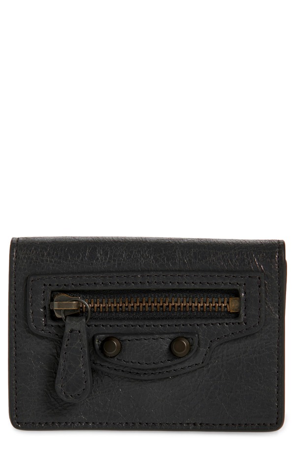 バレンシアガ レディース バッグ レザー Balenciaga Le City Leather Card Case BLACK ブラック｜ReVida 店