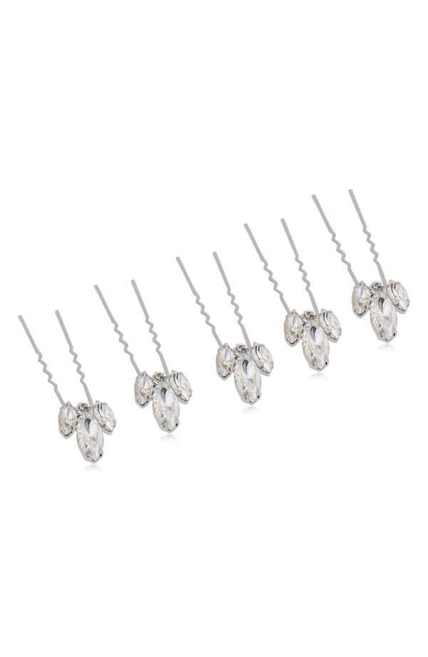 ブライズ & ヘアピンズ レディース アクセサリー Brides & Hairpins Heo Set of 5 Hair Pins (Nordstrom Exclusive) SILVER シルバー|ReVida 店