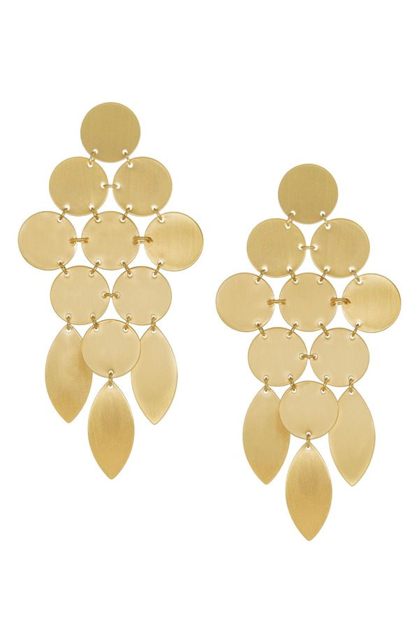マーリンスヒフ レディース アクセサリー ピアス・イヤリング MARLYN SCHIFF Camilla Statement Drop Earrings GOLD ゴールド｜ReVida 店