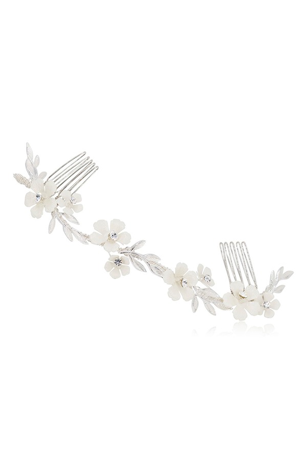 ブライズ & ヘアピンズ レディース アクセサリー Brides & Hairpins Thisbe Halo Comb (Nordstrom Exclusive) SILVER シルバー｜ReVida 店