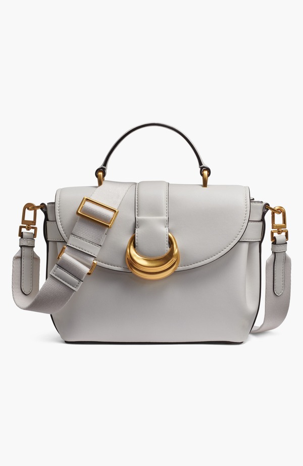 ダナ キャラン ニューヨーク レディース バッグ Donna Karanew York Valley Stream Satchel Brillant White ホワイト｜ReVida 店