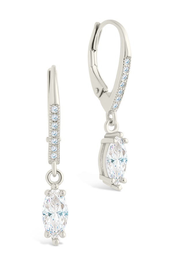 スターリングフォーエバー レディース アクセサリー ピアス・イヤリング Sterling Forever Allegra Cubic Zirconia Drop Earring sILVER シルバー|ReVida 店