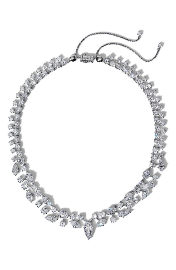 ナディール レディース アクセサリー ネックレス・チョーカー レース Nadriviera Collar Necklace RHODIUM|ReVida 店