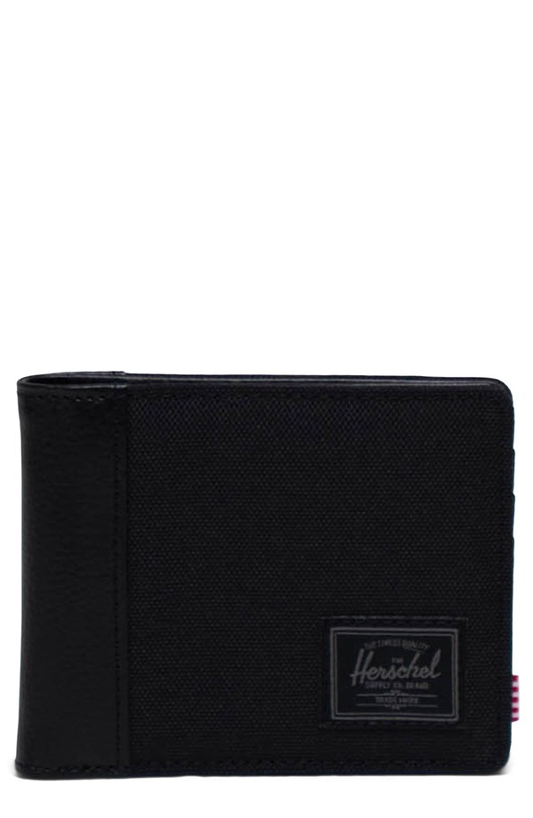 ハーシェルサプライ レディース アクセサリー 財布 Herschel Supply Co. Hank RFID Bifold Wallet BLACK TONAL ブラック｜ReVida 店