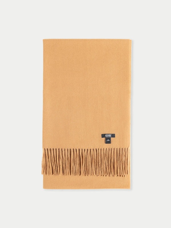 ゴビ カシミヤ レディース アクセサリー マフラー・ストール・スカーフ Gobi Cashmere Oversized Cashmere Woven Scarf almond｜ReVida 店