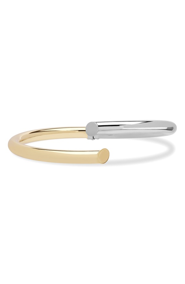ラナ レディース アクセサリー ブレスレット・バングル・アンクレット LANA 14K Gold Two-Tone Layeredge Bangle Bracelet GOLD/SIVER ゴールド｜ReVida 店