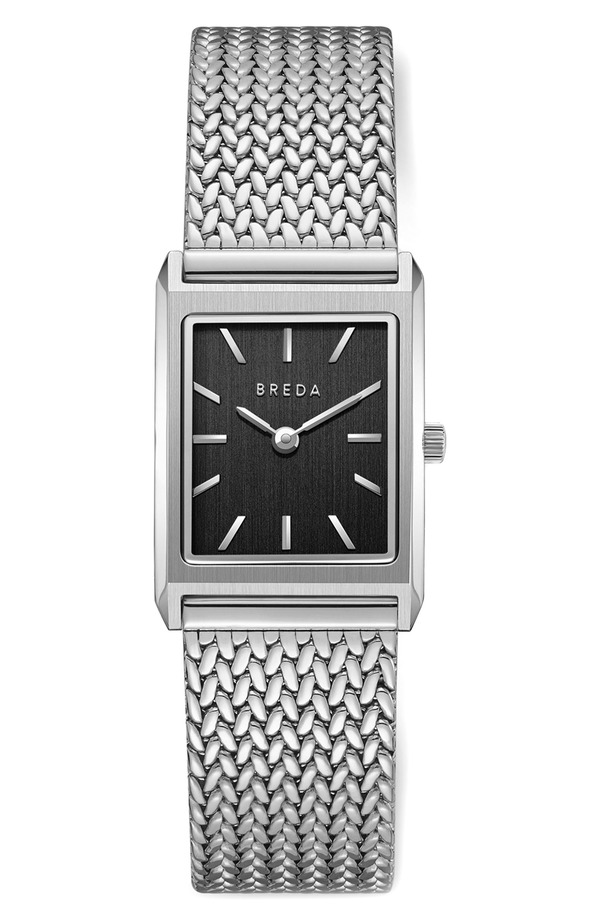 ブレダ レディース アクセサリー 腕時計 メッシュ BREDA Virgil Tethe red Mesh Strap Watch 20mm STAINLESSTEEL|ReVida 店