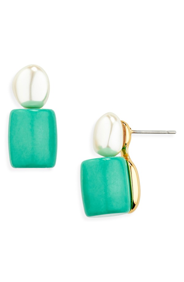 レレ サドイ レディース アクセサリー ピアス・イヤリング Lele Sadoughi Pebble Stud Earrings TURQUOISEA ターコイズ|ReVida 店