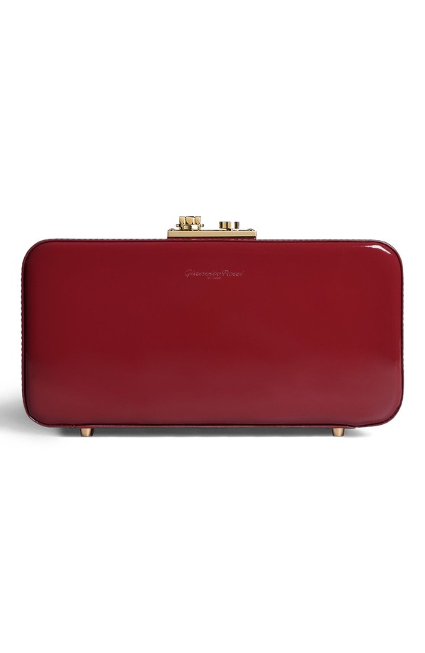ジャンヴィト ロッシ レディース バッグ Gianvito Rossi Val Clutch Red Leather レッド｜ReVida 店 332,010円