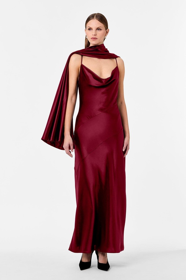 ニコラスカークウッド レディース トップス ワンピース NICHOLAS Nelia Dress PLUM プラム｜ReVida 店