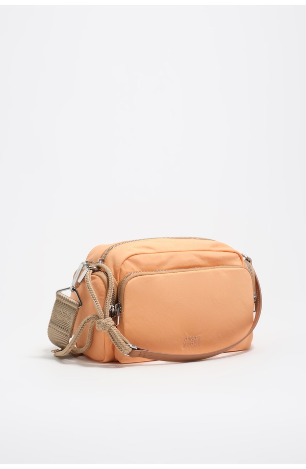 ビンバイローラ レディース バッグ ナイロン Bimba y Lola Medium Nylon Pocket Bag ORANGE SORBET オレンジ|ReVida 店