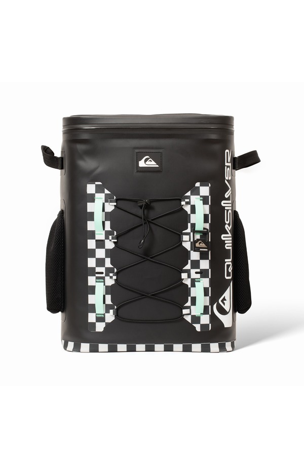 クイックシルバー レディース バッグ バックパック・リュックサック Quik silver Shoreline 20L Multi-Layer Insulated Cooler Backpack with Bottle Opener Original Checke red チェック｜ReVida 店