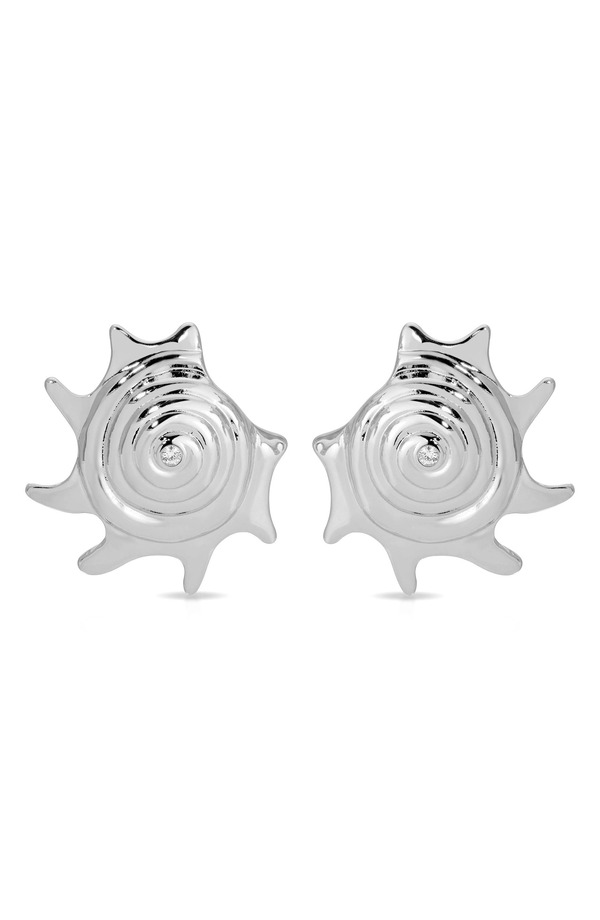 エティカ レディース アクセサリー ピアス・イヤリング Ettika Sorrento Shell Statement Earring sILVER シルバー｜ReVida 店