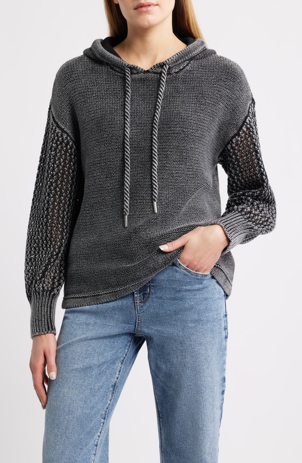 シティブルース レディース アウター パーカー・スウェット CITY BLUES Open Stitchoodie BLACK ブラック|ReVida 店