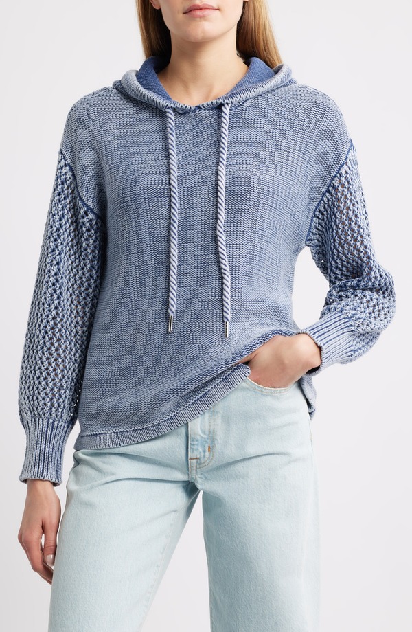 シティブルース レディース アウター パーカー・スウェット CITY BLUES Open Stitchoodie CADET BLUE ブルー|ReVida 店